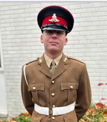 Archie Grove (L14 – 24) Starts Army Career In The Royal Artillery