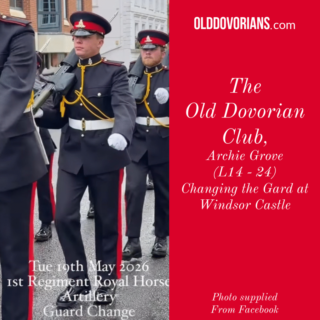 A Proud Moment for the Old Dovorian Community