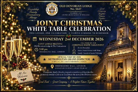 “Two Lodges, One Celebration, A Festive Evening to Remember”